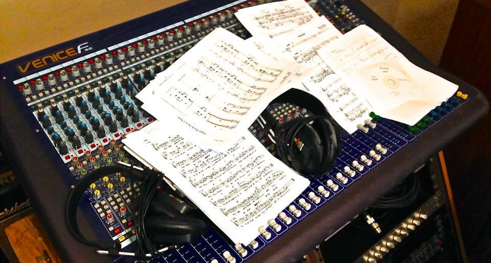 Desk with notes